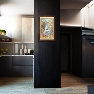 Übergang zu offener Küche